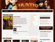Tablet Screenshot of countrymusicperformers.com